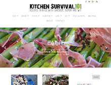 Tablet Screenshot of kitchensurvival101.com